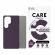 PanzerGlass Care Rearlessly Fashionable Magnetic QI за Samsung Galaxy S25 Ultra, лилав на супер цени