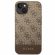 GUESS 4G Stripe за Apple iPhone 13/14, кафяв на супер цени