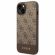 GUESS 4G Stripe за Apple iPhone 13/14, кафяв изображение 6