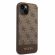 GUESS 4G Stripe за Apple iPhone 14 Plus, кафяв изображение 6