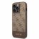 GUESS 4G Stripe за Apple iPhone 14 Pro Max, сив изображение 2