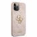 GUESS 4G Metal Logo за Apple iPhone 12 Pro Max, розов изображение 4