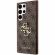 GUESS 4G Metal Logo за Samsung Galaxy S24 Ultra, кафяв изображение 3