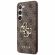 GUESS 4G Metal Logo за Samsung Galaxy S24, кафяв изображение 4