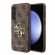 GUESS 4G Metal Logo за Samsung Galaxy S23 FE, кафяв на супер цени
