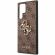 GUESS 4G Metal Logo за Samsung Galaxy S23 Ultra, кафяв изображение 3