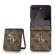 GUESS 4G Metal Logo за Samsung Galaxy Z Flip 7, кафяв на супер цени