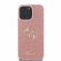 GUESS 4G Metal Logo Fixed Glitter за Apple iPhone 16 Pro Max, розов изображение 3
