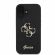 GUESS 4G Metal Logo Fixed Glitter за Apple iPhone 16  Plus, черен изображение 2