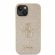 GUESS Fixed Glitter 4G Metal Logo за Apple iPhone 15, златист изображение 6