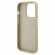 GUESS Fixed Glitter 4G Metal Logo за Apple iPhone 15 Pro, златист изображение 3