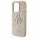 GUESS Fixed Glitter 4G Metal Logo за Apple iPhone 15 Pro, златист изображение 4