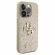 GUESS Fixed Glitter 4G Metal Logo за Apple iPhone 15 Pro, златист изображение 6