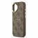 GUESS 4G Gold Frame MagSafe за Apple iPhone 17, кафяв изображение 3