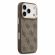 GUESS 4G Gold Frame MagSafe за Apple iPhone 17 Pro, кафяв изображение 4