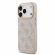 GUESS 4G Gold Frame MagSafe за Apple iPhone 17 Pro, розов изображение 3