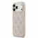 GUESS 4G Gold Frame MagSafe за Apple iPhone 17 Pro Max, розов изображение 3