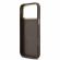 GUESS 4G Gold Frame MagSafe за Apple iPhone 17 Pro Max, кафяв изображение 6