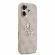 GUESS 4G Metal Logo Gold Frame за Apple iPhone 17, розов изображение 3