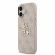 GUESS 4G Metal Logo Gold Frame за Apple iPhone 17, розов изображение 4
