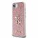 GUESS Fixed Glitter а Apple iPhone 16e/17e, розов изображение 3