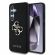 GUESS 4G Metal Logo Grained за Samsung Galaxy S25+, черен на супер цени