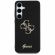GUESS 4G Metal Logo Fixed Glitter за Samsung Galaxy S25, черен изображение 5
