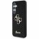 GUESS 4G Metal Logo Fixed Glitter за Samsung Galaxy S25, черен изображение 6