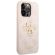 GUESS 4G Metal Logo за Apple iPhone 14 Pro Max, розов изображение 2