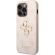 GUESS 4G Metal Logo за Apple iPhone 14 Pro Max, розов изображение 3