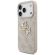 GUESS PU 4G Metal Logo за Apple iPhone 18 Pro / 17 Pro, бежов изображение 2