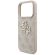 GUESS PU 4G Metal Logo за Apple iPhone 18 Pro / 17 Pro, бежов изображение 5