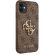 GUESS 4G Metal Logo за Apple iPhone 11, кафяв изображение 2