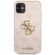 GUESS 4G Metal Logo за Apple iPhone 11, розов на супер цени