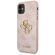 GUESS 4G Metal Logo за Apple iPhone 11, розов изображение 2