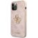GUESS 4G Metal Logo за Apple iPhone 12/12 Pro, розов изображение 2
