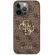 GUESS 4G Metal Logo за Apple iPhone 13 Pro, кафяв на супер цени
