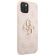GUESS 4G Metal Logo за Apple iPhone 13, розов изображение 3