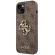 GUESS 4G Metal Logo за Apple iPhone 14, кафяв на супер цени