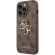 GUESS 4G Metal Logo за Apple iPhone 14 Pro, кафяв изображение 3