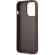 GUESS 4G Metal Logo за Apple iPhone 14 Pro Max, кафяв изображение 4