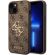 GUESS 4G Metal Logo за Apple iPhone 15, кафяв изображение 2