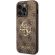 GUESS 4G Metal Logo за Apple iPhone 15 Pro Max, кафяв изображение 2