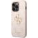 GUESS 4G Metal Logo за Apple iPhone 15 Pro Max, светлорозов изображение 3