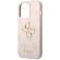 GUESS 4G Metal Logo за Apple iPhone 15 Pro Max, светлорозов изображение 4