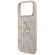 GUESS PU 4G Metal Logo за Apple iPhone 18 Pro Max/ 17 Pro Max, бежов изображение 5
