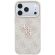 GUESS PU 4G Resin Metal Logo за Apple iPhone 18 Pro / 17 Pro, бежов/розов изображение 3
