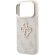 GUESS PU 4G Resin Metal Logo за Apple iPhone 18 Pro / 17 Pro, бежов/розов изображение 5