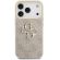Guess PU 4G Resin Metal Logo за Apple iPhone 18 Pro / 17 Pro, бежов/златист изображение 3