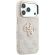 GUESS PU 4G Resin Metal Logo за Apple iPhone 18 Pro Max/ 17 Pro Max, бежов/розов изображение 4